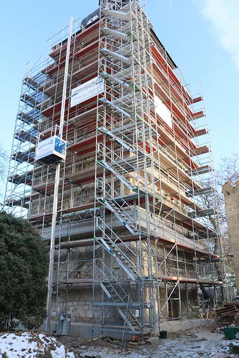 Erhaltung des Bauwerks „Der schiefe Turm“ – Dauerhafte Sicherung