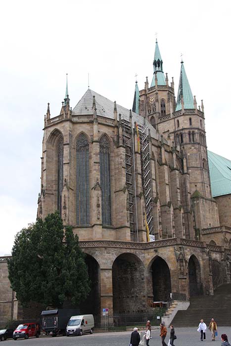Sanierung der Außenfassade des Erfurter DOM St. Marien