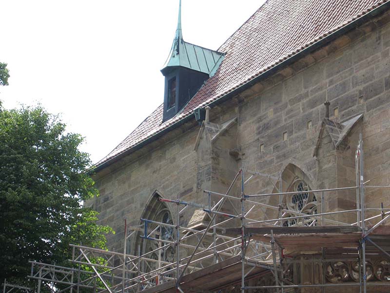 Sanierung der Außenfassade des Erfurter DOM St. Marien