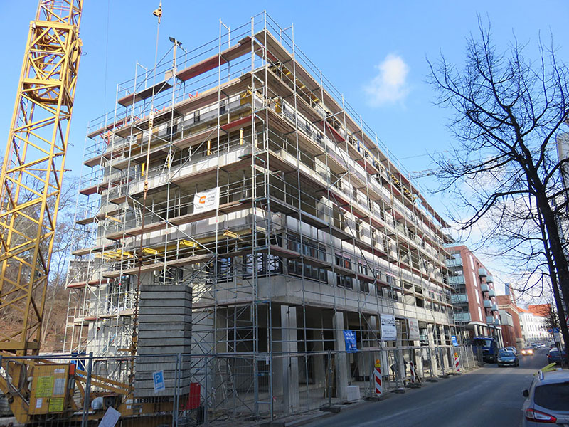 Neubau einer Wohnanlage „Am Brühl“, Maximilian-Welsch-Straße in Erfurt