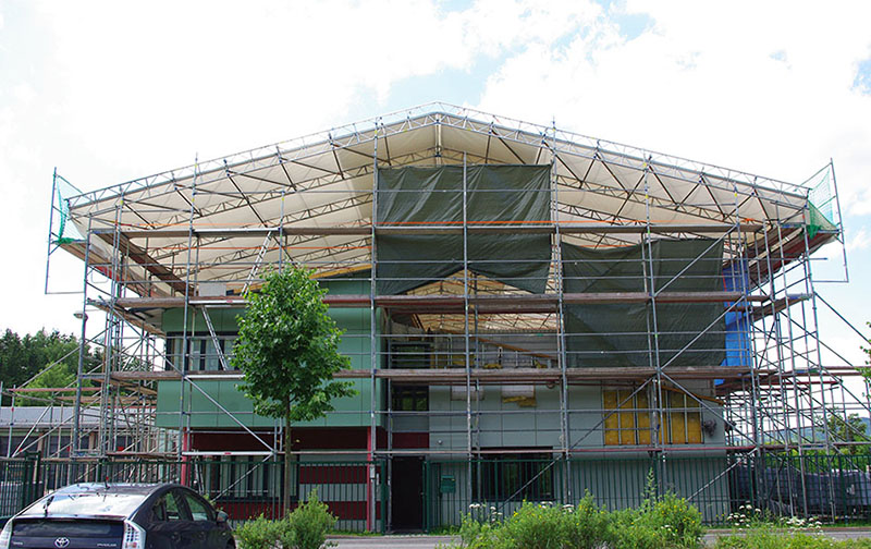 Aufstockung der Autobahnmeisterei in Zella Mehlis